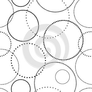 Points seamless pattern. Dot texture. Polka dots background. Geometric point. Faded dotted halftone. Abstract minimal dotty for de photo