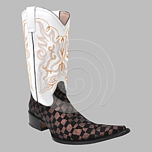 Pointy mexican cowboy boot