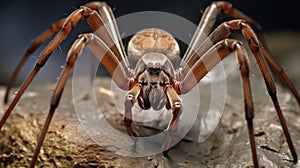 poisonous brown recluse spider photo