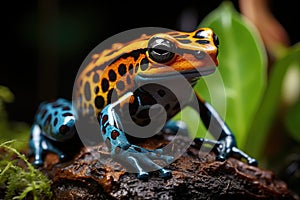 Poisonous frog-dart