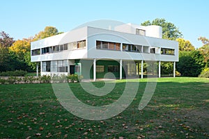 Villa Savoye, a modern internationally-renowned masterpiece.