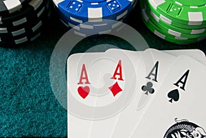 Poker of aces