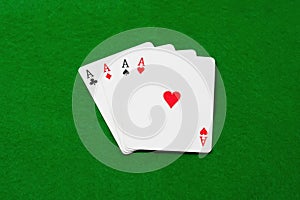 Poker aces photo