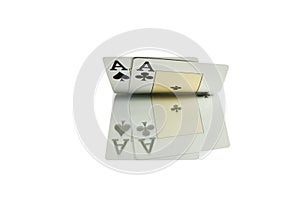 Poker aces cards casino