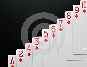 Poker card plays photo