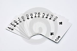 Poker card plays photo