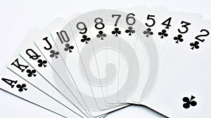 Poker card plays photo