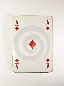 Poker cards, aces hearts