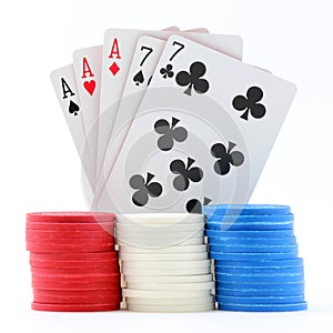 Poker Cards and Chips