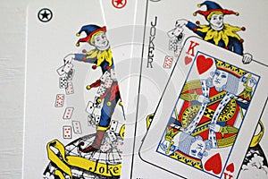 Poker cards, poker game, gambling, card game, luck or bad luck