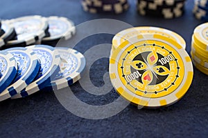 Poker chips 1000 Denomination