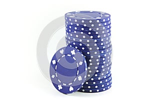 Poker Chips - Blue