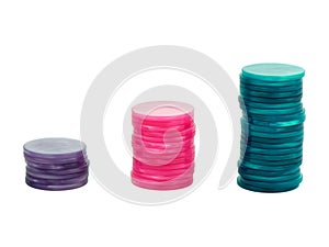 Poker Chips white