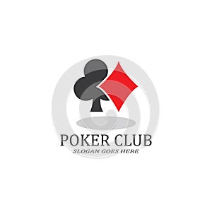 Poker Club Logo Design for Casino Business, Gamble, Card Game, Speculate, etc.