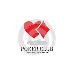 Poker Club Logo Design for Casino Business, Gamble, Card Game, Speculate, etc.