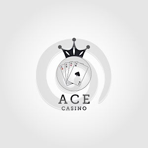 Poker Club Logo Design for Casino Business, Gamble, Card Game, Speculate, etc