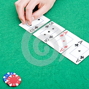 Poker flop