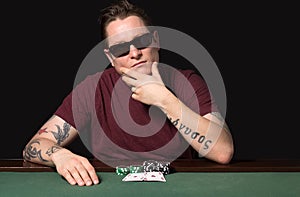 Poker Gambler Aces