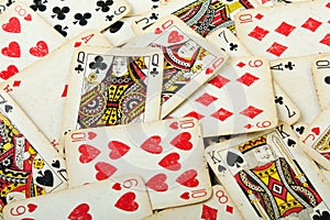 Poker gambling cards