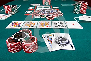 Poker game photo