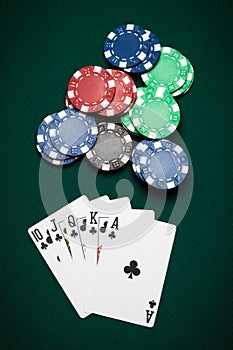 Poker hand Royal Flush