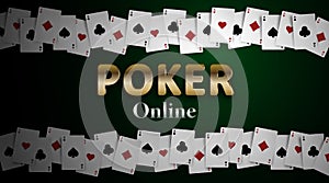 Poker online and aces of all stripes