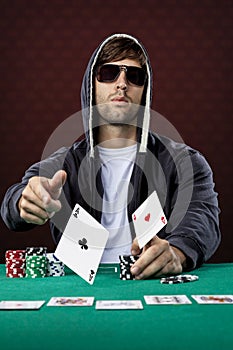 Poker player