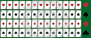 Poker playing cards