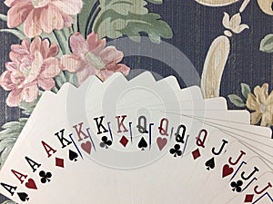 Poker playing cards. spades. hearts. clubs. diamonds