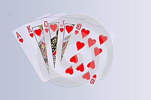 Poker Royal Flush Playing Cards