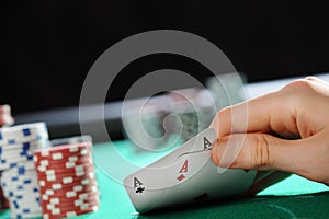 Poker texas holdem: Two Aces photo