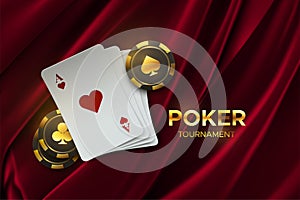 Poker tournament. photo