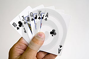 Poker winning hand set