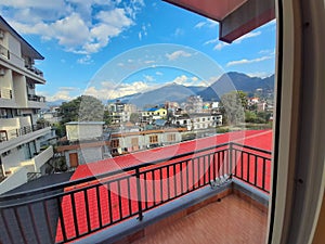 Pokhara Mountain View from Tixndoki Hotel