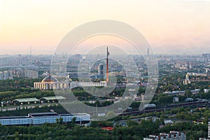 Poklonnaya Gora, panoramic view of Victory Park