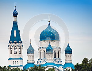 Pokrova Bozhiej Materi's orthodox church in Marienburg, Gatchina, Russia