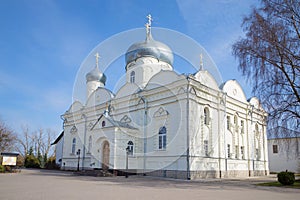 Pokrovsky Cathedral in the monastery in Veliky Novgorod