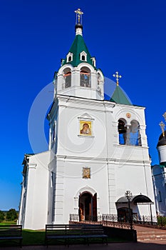 Pokrovsky temple of Transfiguration monastery in Murom, Russia