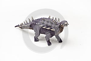 Polacanthus Dinosaur on white background