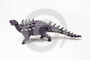 Polacanthus Dinosaur on white background