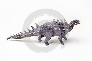 Polacanthus Dinosaur on white background