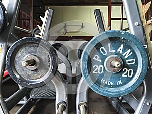 Poland Bar Bell Disc Gym.