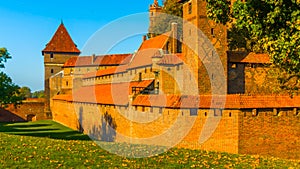 Poland castle in autumn ;2019 photo