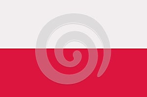 Poland flag vector