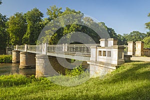 Poland-Germany Border, Muskauer Park, Double Bridge on the Lusatian Neisse River