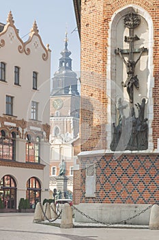 Poland, Krakow, Plac Mariacki Square