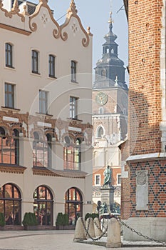 Poland, Krakow, Plac Mariacki Square