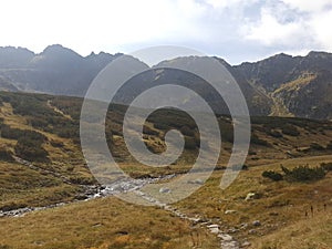 Poland, Malopolska, Tatra mountains - the Pieciu Stawow Polskich valley.