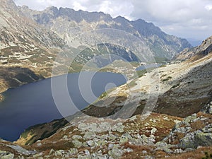 Poland, Malopolska, Tatra mountains - the PiÃ„â„¢ciu StawÃƒÂ³w Polskich valley.