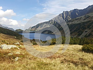 Poland, Malopolska, Tatra mountains - the PiÃ„â„¢ciu StawÃƒÂ³w Polskich valley.